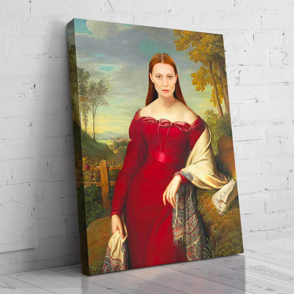 【オーダーメイド】写真からカスタムロイヤルキング天皇皇帝油絵スタイルの肖像画一点物 似顔絵 イラスト彼氏夫の贈り物誕生日 100%