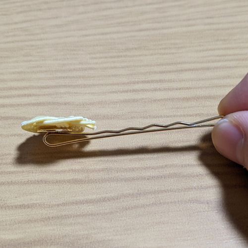 水引梅結び ヘアピン 2個セット 藤袴、牡丹色 ヘアピン mizuhiki