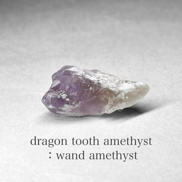 dragon tooth ( wand ) amethyst / ブラジル産ドラゴントゥース ( ワンド )アメジストF 1枚目の画像