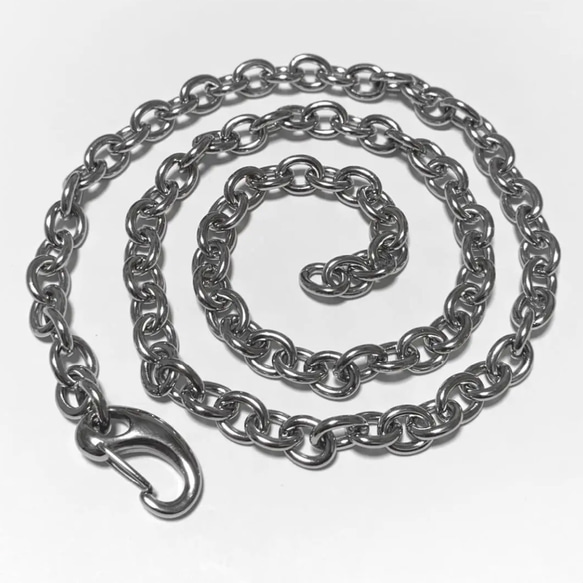【eve】chain necklace チェーンネックレス 丸型 チェーン 8mm シルバー フック ネックレス・ペンダント eve 通販