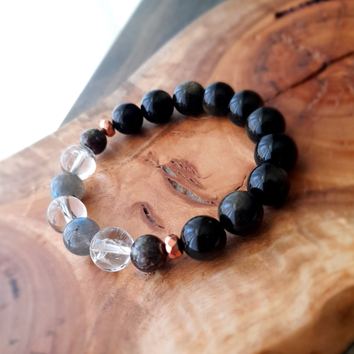 070152 希少✨天然海螺化石ブレスレット