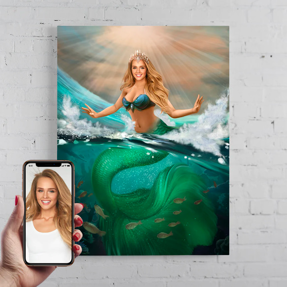 【オーダーメイド】写真からカスタムロイヤルキング天皇皇帝油絵スタイルの肖像画一点物 似顔絵 イラスト彼氏夫の贈り物誕生日 100% G1532680266(11830円)