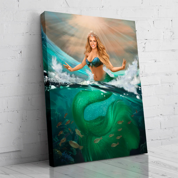 【オーダーメイド】写真からカスタムロイヤルキング天皇皇帝油絵スタイルの肖像画一点物 似顔絵 イラスト彼氏夫の贈り物誕生日 100% G1532680266(11830円)