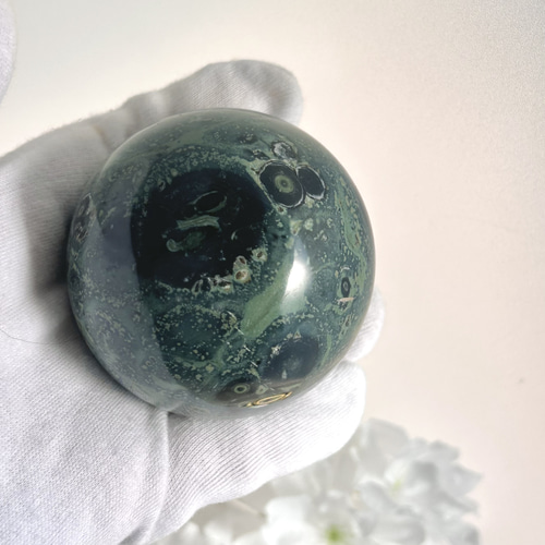 幸運を掴む～ ストロマトライト（カンババジャスパー） 61mm 1個