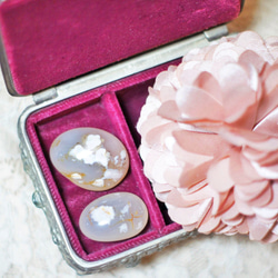 運気の流れを良くするお守り石☆桜瑪瑙のパーム2個セット その他