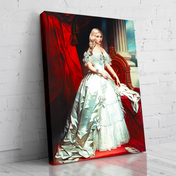 【オーダーメイド】写真からカスタムロイヤルキング天皇皇帝油絵スタイルの肖像画一点物 似顔絵 イラスト彼氏夫の贈り物誕生日 100%