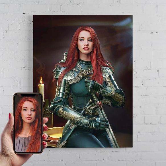 【オーダーメイド】写真からカスタムロイヤルキング天皇皇帝油絵スタイルの肖像画一点物 似顔絵 イラスト彼氏夫の贈り物誕生日 100%