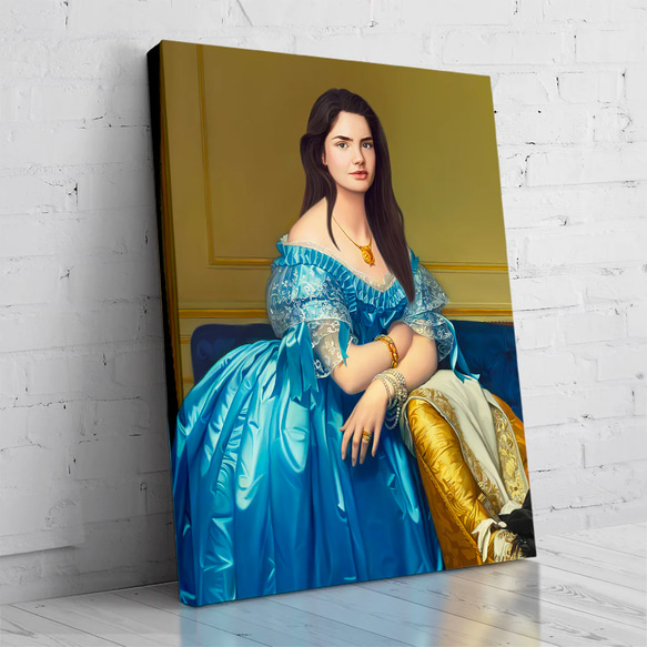 【オーダーメイド】写真からカスタムロイヤルキング天皇皇帝油絵スタイルの肖像画一点物 似顔絵 イラスト彼氏夫の贈り物誕生日 S1542629248(11830円)