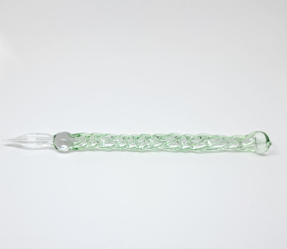 「ラメインク対応」緑のガラスペン 2枚目の画像
