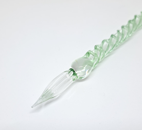 「ラメインク対応」緑のガラスペン 3枚目の画像