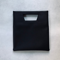 受注製作　Square  Bag   Black×gold 2wayクラッチ　メタルカラー　フォーマル 2枚目の画像