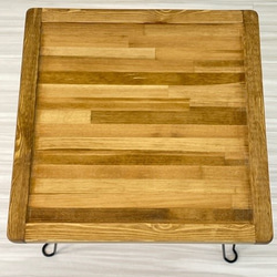 キッズテーブル便利な折畳み脚　(22033) ：素朴でシャビーな仕上がり 5枚目の画像