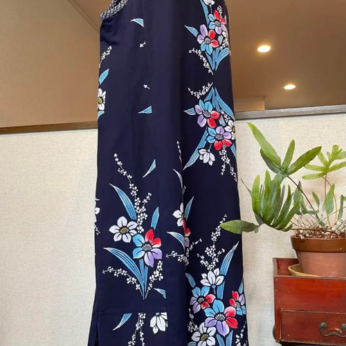 浴衣リメイク（男)ノースリーブワンピース まとめ（二枚) 浴衣リメイク（男)ノースリーブワンピース まとめ（二枚)