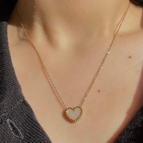 2way アレルギー対応 つけっぱなしOK リバーシブル ハートチャーム