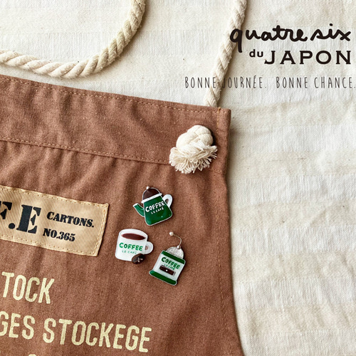 Coffee Meister ピンバッジ コーヒーLOVERのピンバッジセット☆due ピンバッチ quatresix