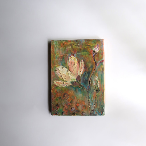 木蓮（油彩画 原画） SMサイズ 絵画 Bochibochi - ぼちぼち