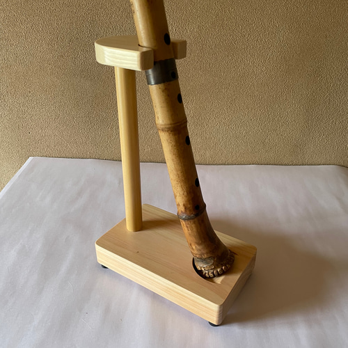 尺八 縦置き クリア その他インテリア雑貨 koubou-m 通販 16446322