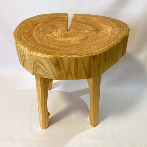 ヒノキの丸太スツール HIPFIT No.2308-2 椅子（チェアー）・スツール