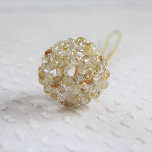 フラーレン　ルチルクォーツ　all フラーレン 3mmルチルクォーツ(ストラップ付) その他