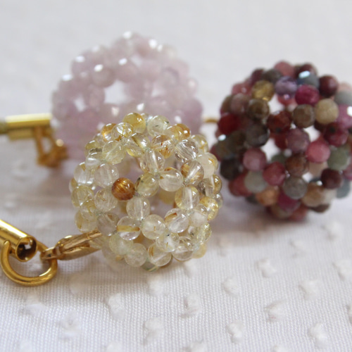 フラーレン 3mmルチルクォーツ(ストラップ付) その他