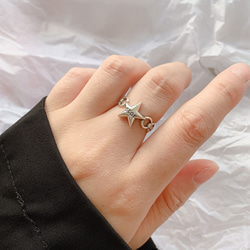 【国内即発】≪chibi jewels≫星スターモチーフ シルバーリング 4625901d17a5c91a2f840db3942a49