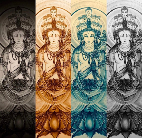 仏画オーダー承ります イラスト JiNTAi/アート工房 通販 16447222