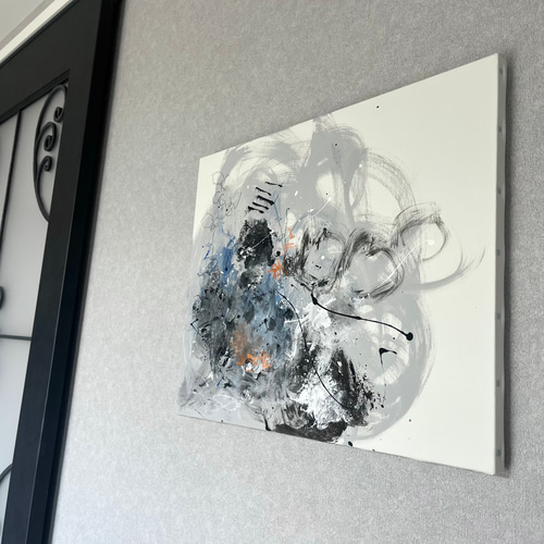 現代アート 45.5×38㎝ 大きめ モダン アートパネル インテリア