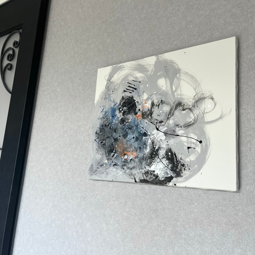 現代アート 45.5×38㎝ 大きめ モダン アートパネル インテリア