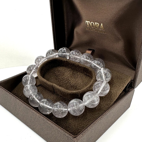 ヘマタイトニードルインクォーツ（花火） 13mm ブレスレット