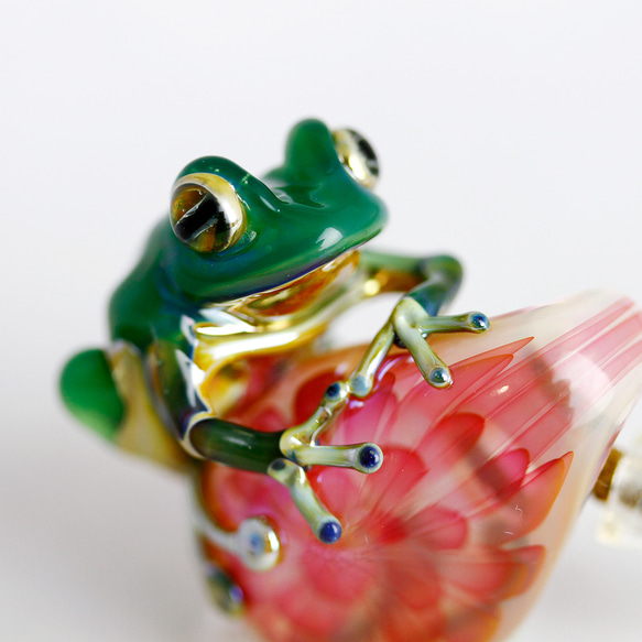 Frog（カエル）ファナネックレス482 5枚目の画像
