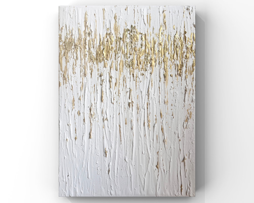 ゴールドアート＊テクスチャーアート抽象画アクリル画現代アート輝く光