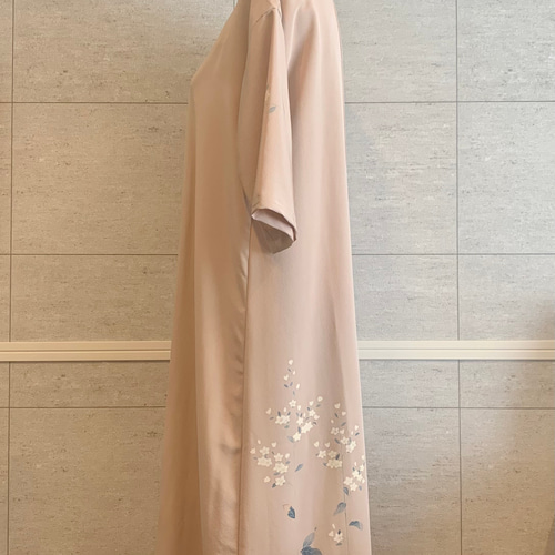 新作＊色留袖(作家物)の着物リメイク＊Aラインフォーマルワンピース