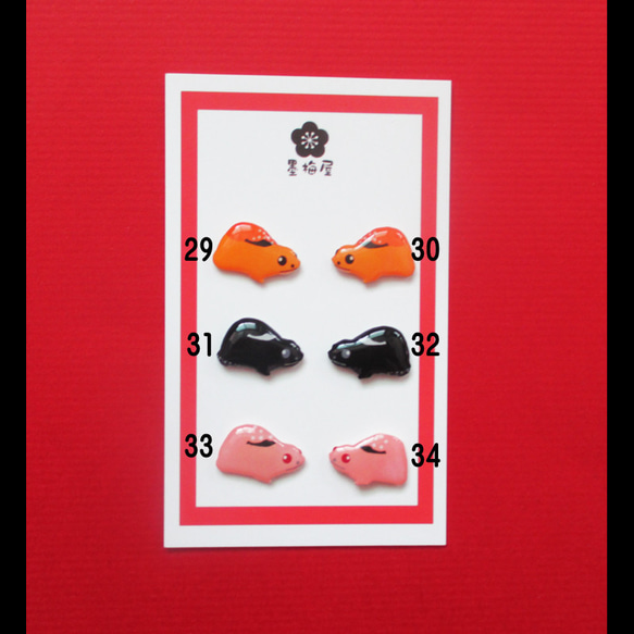 【選べるイヤリング】サラマンダー・トカゲ・レオパードゲッコー【※片耳１個売りです】 6枚目の画像