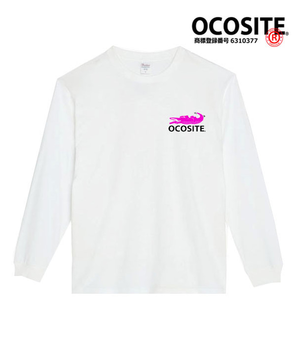 ［OCOSITE/1ポイントロンT］5.6ozオコシテTシャツ パロディ 長袖 おもしろ 面白い プレゼント 4枚目の画像