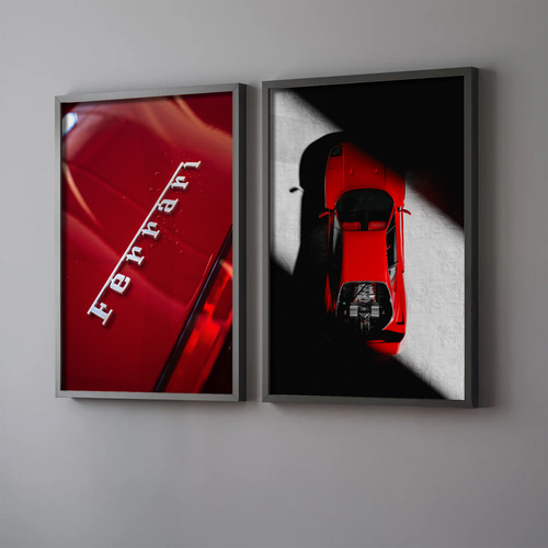 ferrari フェラーリ アート ポスター】かっこいい 車 おしゃれ 写真