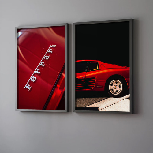 フェラーリ ferrari アート ポスター】車 ウォールデコ おしゃれ 写真