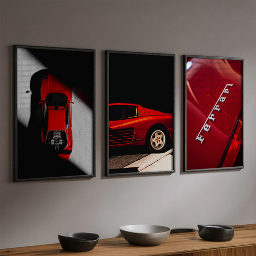 フェラーリ ferrari アート ポスター】車 ウォールデコ おしゃれ 写真
