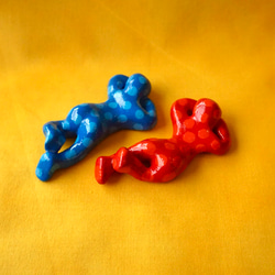 悲しみの箸置き　赤と青 3枚目の画像