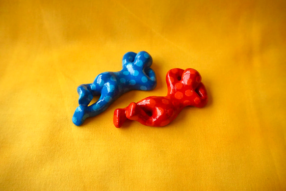 悲しみの箸置き　赤と青 3枚目の画像