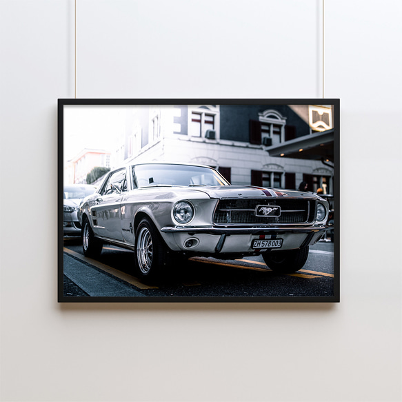 【マスタング Mustang アート ポスター】車 お部屋 飾り おしゃれ 写真 モダン ポップ インテリア雑貨 壁掛け 7枚目の画像