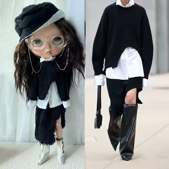 オビツ24用ブライス可愛いお洋服4点セット