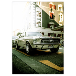 【マスタング Mustang アート ポスター】車 お部屋 飾り おしゃれ 写真 モダン ポップ インテリア雑貨 壁掛け 1枚目の画像