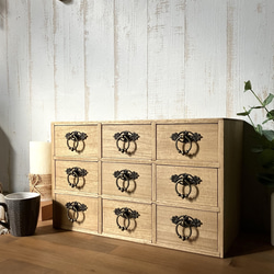 チェスト 扉 ソファーサイドテーブル かわいい 四つ脚 木製