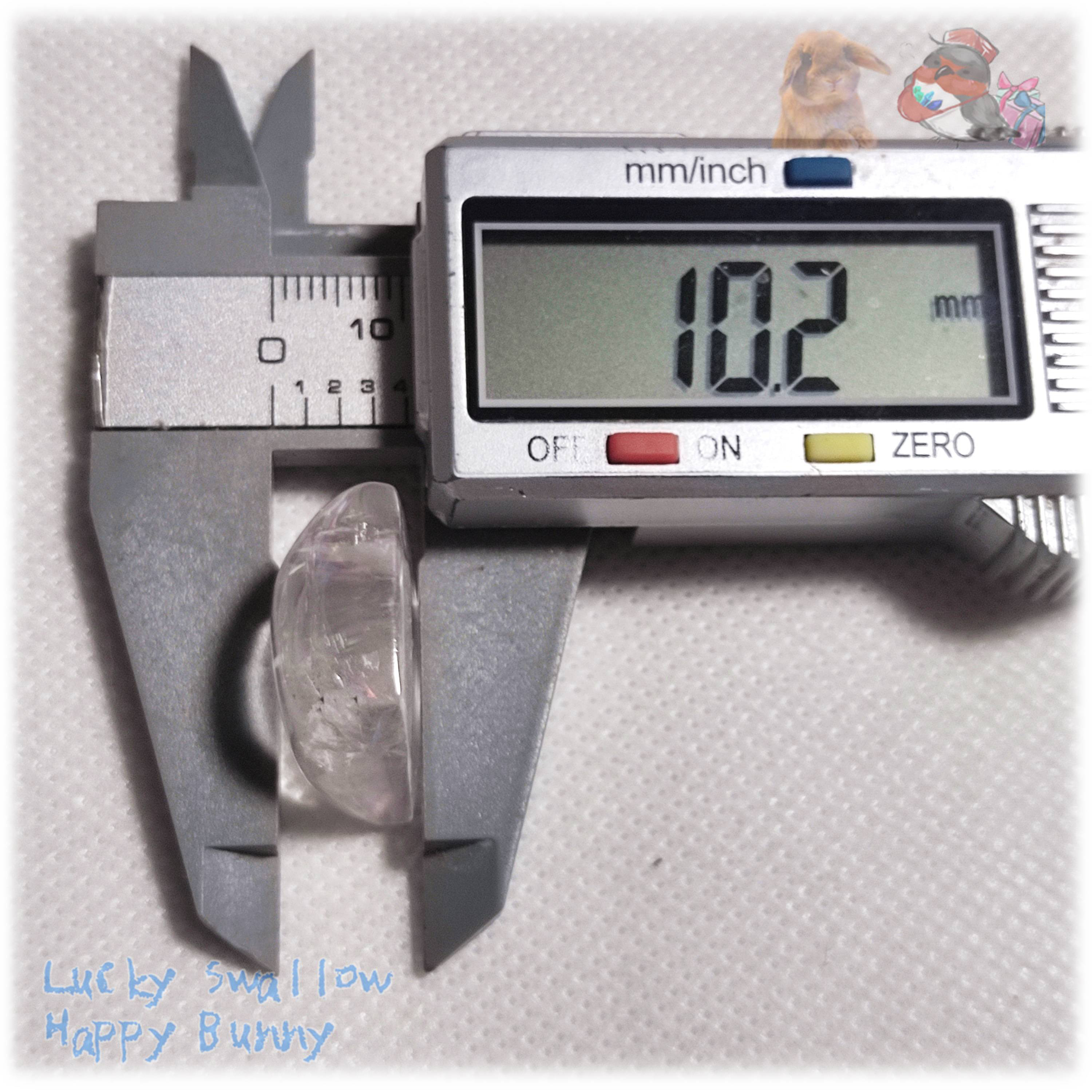 希少 超高透明 虹入り レインボーオプティカルカルサイト アイスランド産 カボション ルース 5781