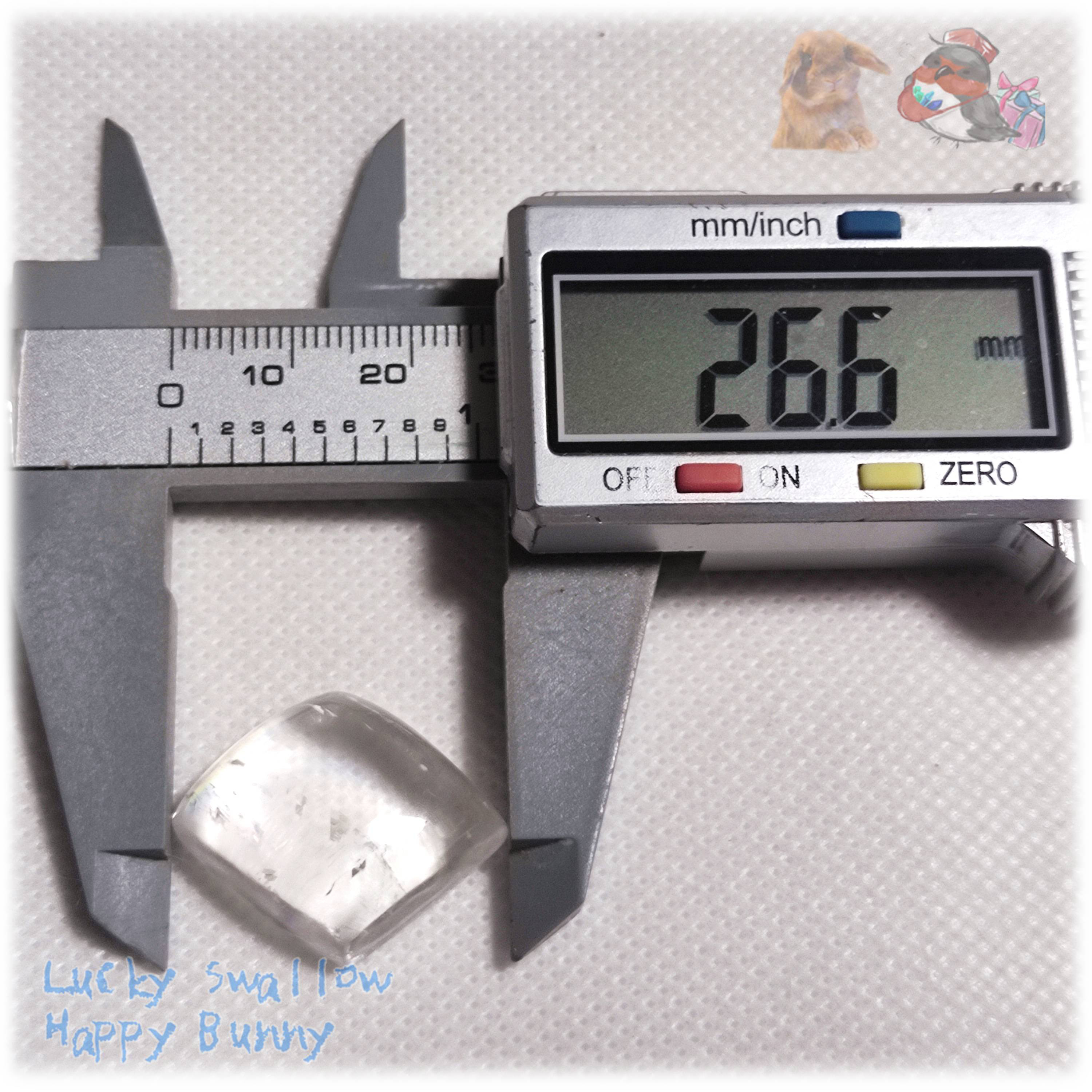 希少 超高透明 虹入り レインボーオプティカルカルサイト アイスランド産 カボション ルース 5781