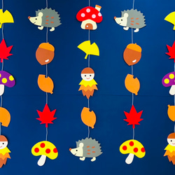 壁面飾り 春 3月4月 卒園 入学 ランドセル 生地 Saki's factory