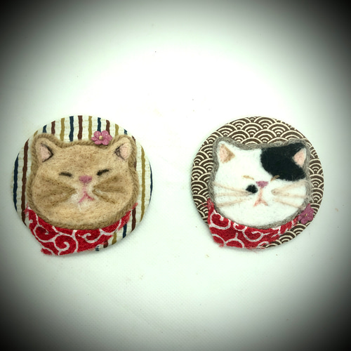 空くん様 紐解い 猫 羊毛フェルト
