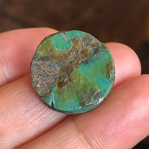 チベタンターコイズ 天然石 4206 天然石 Aun planet（発送は月水
