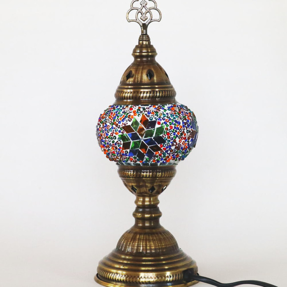 Turkish Mosaic lamp[Desk type]SMALL-Mix *Free shipping 第4張的照片