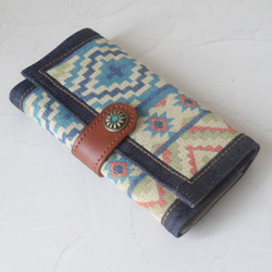 専用*No.29 デニムリメイク【お財布付きバッグ・フリル付き長財布】 専用*No.29 デニムリメイク【お財布付きバッグ・フリル付き長財布